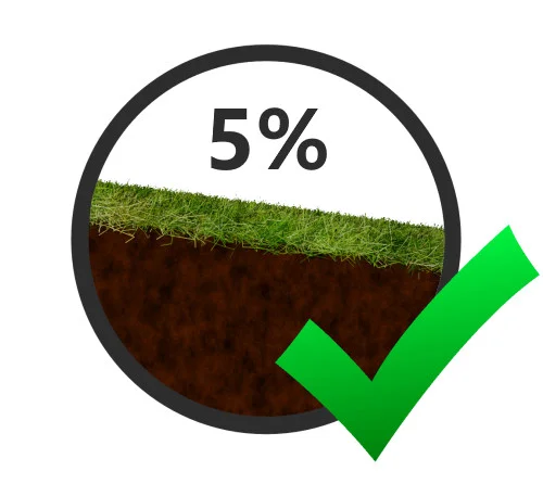 Proper slope for rain water run-off